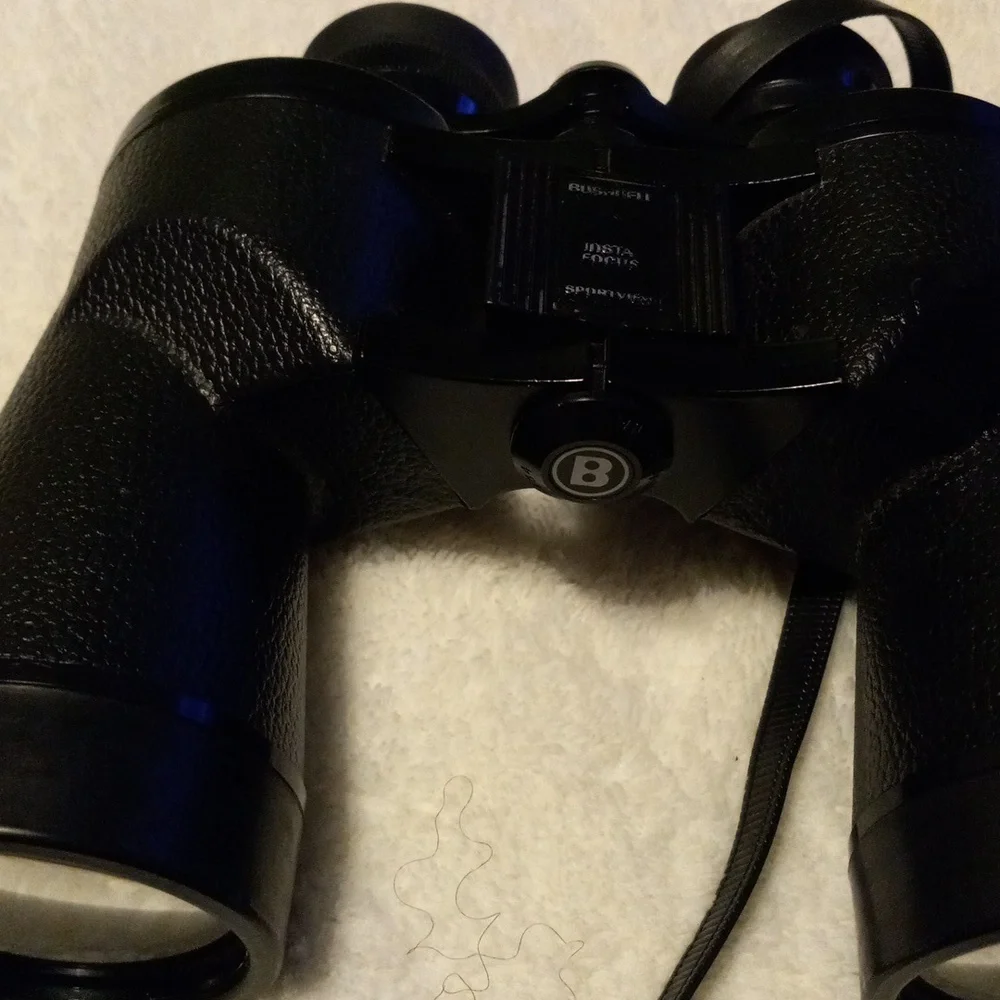 Vintage Bushnell sportsview fully coated optical binoculars Flat 1000yards